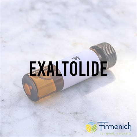 exaltolide smell.